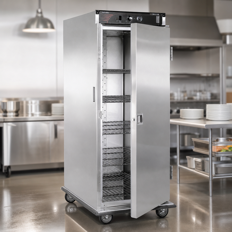 Product image #4 for Cres Cor Insulated Heated Mobile Banquet Holding Cabinet, 96 Covered Plate Capacity, Stainless Steel, Electric