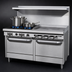 Thumbnail image #4 for Southbend S-Series 60-Inch Gas Restaurant Range with 2 Open Burners, 48-Inch Griddle, and 2 Convection Ovens