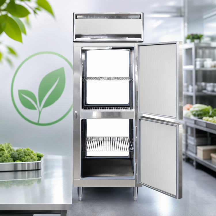 Product image #4 for Continental Refrigerator D1FENPTHD Designer Line One-Section Pass-Thru Wide Freezer with Half-Height Solid Doors