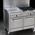 Thumbnail image #4 for Southbend Ultimate 48-Inch Gas Restaurant Range with 4 Non-Clog Burners, 24-Inch Griddle, Standard Oven and Cabinet Base