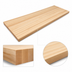 Thumbnail image #4 for Boos Block Northern Hard Rock Maple Edge Grain Kitchen Countertop, 132 x 38 x 1-1/2 Inch, Oil Finish