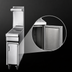 Thumbnail image #4 for Titan JTPR-18-SD 18-Inch Stainless Steel Spreader Cabinet with Door