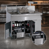 Thumbnail image #4 for Imperial Floor Model Side Car Gas Fryer Filter System with Drain Station, 50 lb. Oil Capacity