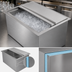 Thumbnail image #4 for Klinger's Trading Drop-In Insulated Stainless Steel Ice Bin, 36 x 18 in., 115 lb. Capacity