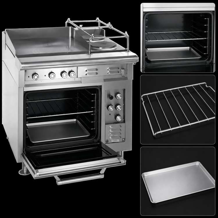 Product image #5 for Lang Marine 36-Inch Heavy Duty Electric Range with Standard Oven and 6 French Plates