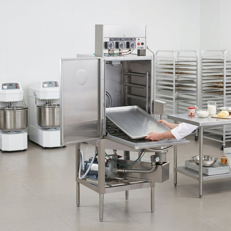 Product image #3 for American Dish Service AFB Low Temp Chemical Sanitizing Door-Type Bakery Dishmachine