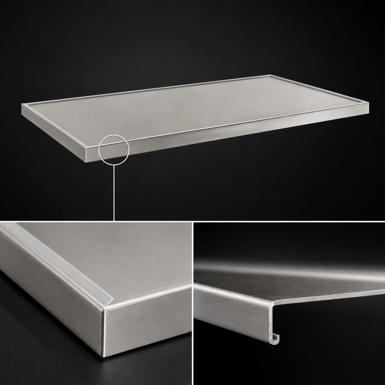 Product image #4 for Advance Tabco VCTC-303 Flat Top Stainless Steel Countertop, 36 x 30 Inches, No Backsplash