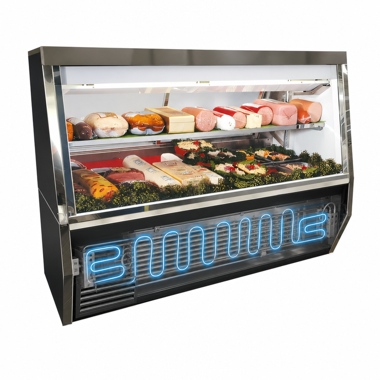 Product image #4 for Howard-McCray 34N Series 144-Inch Double Duty Deli Meat & Cheese Service Case, Self-Contained, LED Shelf Lighting
