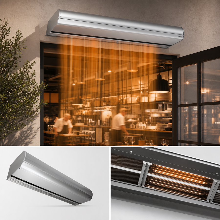 Electric Heated Air Curtain
