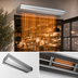 Thumbnail image #5 for Berner Architectural Icon 10 Electric Heated Air Curtain, 48-Inch Opening Width, 1/2 HP, Wall or Top Mount