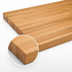 Thumbnail image #4 for Appalachian Red Oak Blended Rails Edge Grain Island Countertop, 120 x 48 Inches, Oil Finish