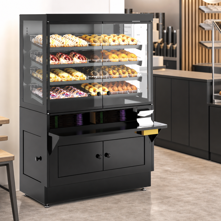 12-Tray Display Capacity