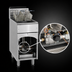 Thumbnail image #4 for Imperial IFS-75 75 lb. Floor Model Tube Fired Gas Fryer
