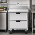 Thumbnail image #4 for Beverage-Air 27-Inch 2-Drawer Worktop Freezer with 4-Inch Backsplash, 6.13 Cu. Ft., Rear-Mounted Self-Contained Refrigeration