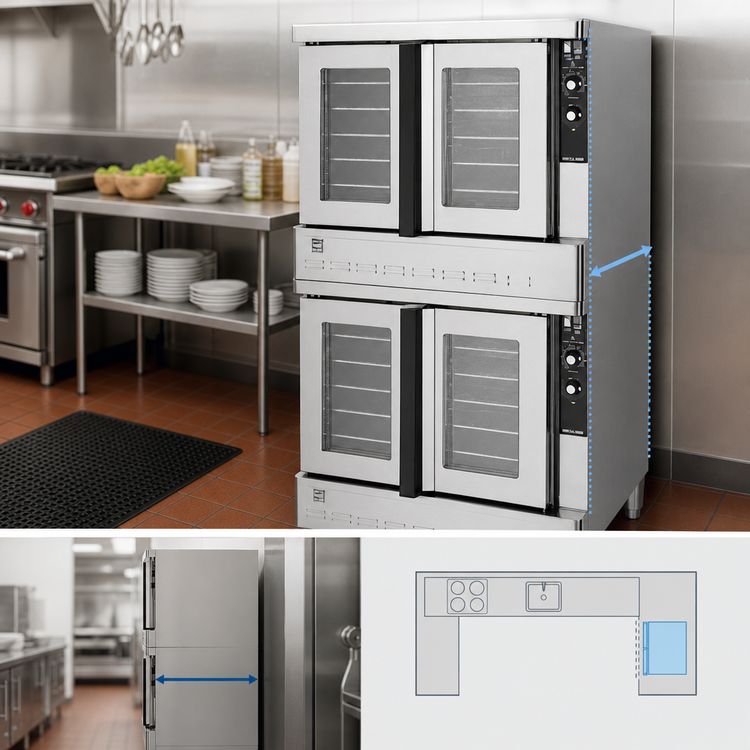 Product image #4 for Blodgett Zephaire Series Double-Deck Standard-Depth Gas Convection Oven, 5-Pan Capacity per Compartment