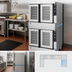 Thumbnail image #4 for Blodgett Zephaire Series Double-Deck Standard-Depth Gas Convection Oven, 5-Pan Capacity per Compartment