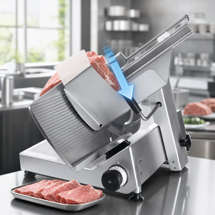 Product image #4 for Bizerba GSP H Value 13-Inch Manual Gravity Feed Commercial Slicer with High Carriage, 1/2 HP, 110V