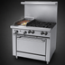 Thumbnail image #4 for Garland G Starfire Pro Series 36-Inch Gas Restaurant Range with 4 Open Burners, 12-Inch Griddle, and Standard Oven