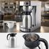 Thumbnail image #4 for Omcan Commercial Stainless Steel Manual Pourover Coffee Maker with 2 Liter Thermal Carafe