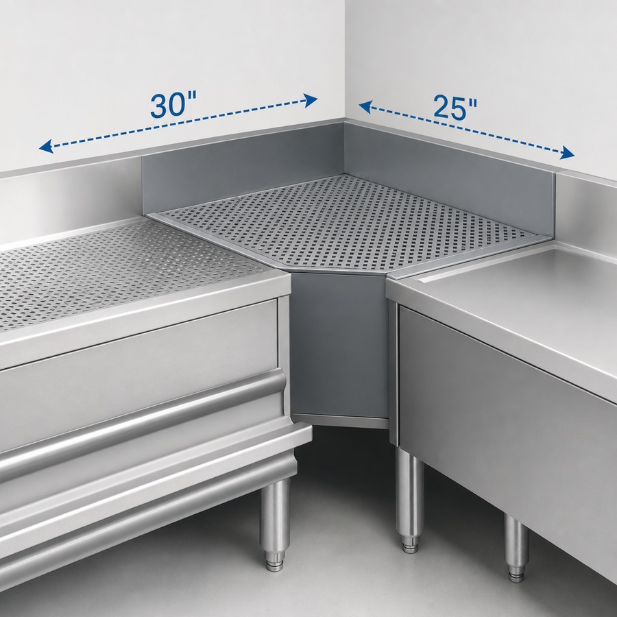 Sized for 30" Left / 25" Right Units