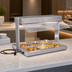 Thumbnail image #4 for BK Resources 48-Inch x 20-Inch Self-Service Buffet Warmer with Heated Base, Sneeze Guards, and Display Light