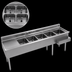 Thumbnail image #4 for Eagle 2200 Series 9-Foot Underbar Combination Unit with 4-Compartment Sink and Left Ice Bin
