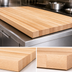 Thumbnail image #4 for Boos Block KCT9636-V 96 x 36 Inch Edge Grain Maple Kitchen Countertop, Varnique Finish