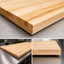 Thumbnail image #4 for Boos Block Northern Hard Rock Maple Blended Edge Grain Kitchen Countertop, 108 x 36 x 1-1/2 Inch, Penetrating Oil Finish