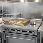 Thumbnail image #3 for Jade Range (Middleby) Titan JTRH-24G-1HT-36 36-Inch Natural Gas Range with 24-Inch Griddle, 12-Inch Hot Top and Standard Oven