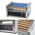 Thumbnail image #4 for Grill-Max 20-Dog Stadium Seating Roller Hot Dog Grill with Chrome-Plated Rollers and Analog Controls