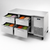 Thumbnail image #4 for True SPEC Series 67-1/4-Inch 2-Section Deep Undercounter Refrigerator with 4 Drawers
