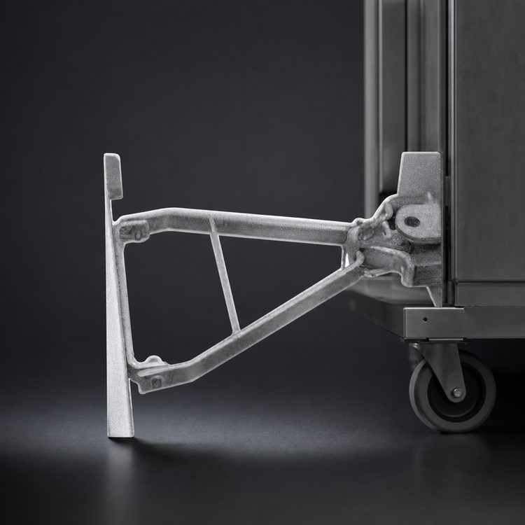 Product image #4 for Cres Cor Extruded Aluminum Tow Bar Assembly for Heated Cabinets