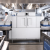 Thumbnail image #4 for Hobart CL64-DWR Steam High Temperature Rack Conveyor Dishwasher with Drain Water Energy Recovery and 24 kW Booster Heater