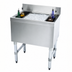 Thumbnail image #4 for Advance Tabco Special Value Series SLI-12-12-X 12-Inch Deep Cocktail Unit Bar Ice Bin with Bottle Racks