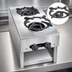 Thumbnail image #4 for Comstock-Castle 10-Inch Wide Countertop Gas Hot Plate, 2 Burners, Stainless Steel, 24,000 BTU
