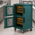 Thumbnail image #5 for Cambro Ultra Camcart® H-Series 2-Compartment Front-Loading Heated Food Pan Carrier, Top Door Heated Only, Heavy-Duty Casters