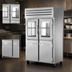 Thumbnail image #4 for True SPEC SERIES 2-Section Pass-Thru Reach-In Refrigerator with Glass and Stainless Steel Half Doors