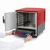 Thumbnail image #4 for Metro C5 3 Series Under-Counter Moisture Heated Holding and Proofing Cabinet, Red Insulation Armour, 10-Pan Capacity