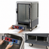 Thumbnail image #4 for Metro C5 3 Series Mobile Moisture Heated Holding and Proofing Cabinet with Gray Insulation Armour, Half Height, Clear Polycarbonate Door, 120V