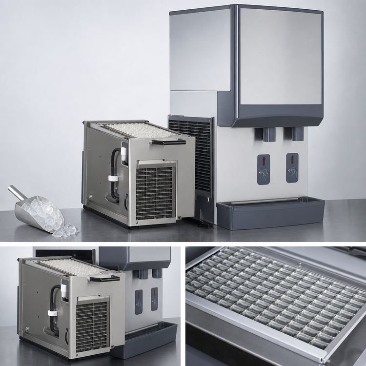 Product image #4 for Symphony Plus 25CI414W-S Countertop Chewblet Ice & Water Dispenser
