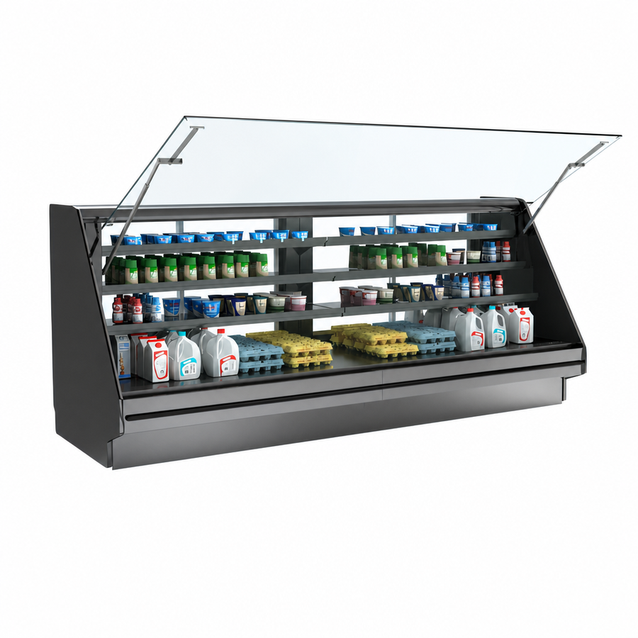Flat Angled Lift-Up Front Glass
