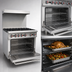 Thumbnail image #4 for Omcan 36-Inch Commercial Gas Range with 6 Open Burners and Standard Oven, Propane