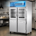 Thumbnail image #4 for True SPEC SERIES 2-Section Reach-In Combination Half-Swing Door Refrigerator with 2 Glass Half Doors and 2 Stainless Steel Half Doors