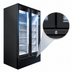 Thumbnail image #4 for Beverage Air Marketeer Two-Section Reach-In Glass Door Refrigerated Merchandiser, 37.42 Cu. Ft.