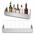 Thumbnail image #4 for Advance Tabco Special Value Single-Tier Speed Rail, 24 Inch, 5-6 Bottle Capacity, Stainless Steel, Keyhole Mounted