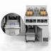 Thumbnail image #4 for Frymaster RE High Efficiency 3-Tank Electric Fryer Battery with Built-In Filtration, 80 lb. Per Tank