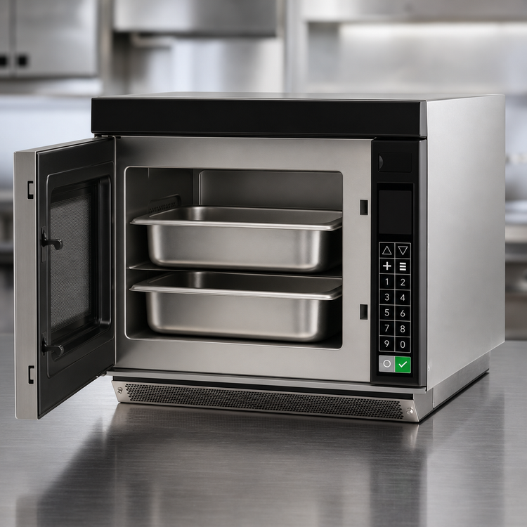 Product image #5 for Amana Commercial RC22S2 Heavy Volume 1.0 Cu. Ft. 2200 Watt Countertop Microwave Oven