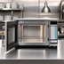 Thumbnail image #5 for Sharp Express Defrost Heavy Duty Commercial Microwave Oven, 0.70 Cu. Ft., 1200-Watt, Stainless Steel