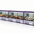 Thumbnail image #4 for Howard-McCray 32E Series 98-Inch Self-Contained Fish & Poultry Service Case with Straight Glass Front and LED Lighting
