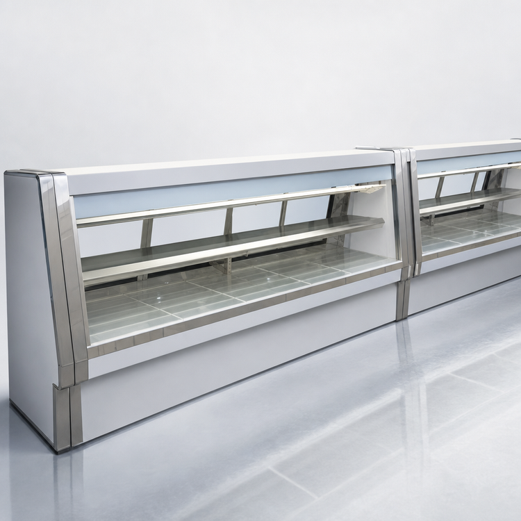 Product image #4 for Howard-McCray 34E Series 148-1/2-Inch Remote Deli Meat & Cheese Service Case, Full Service, Endless Design, Straight Glass Front, LED Lighting